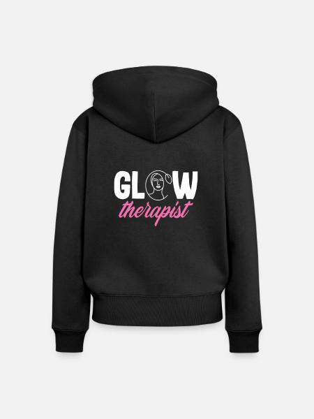 Hautpflege Kosmetikerin Kosmetik - Frauen Premium Bio Zip Hoodie - Schwarz