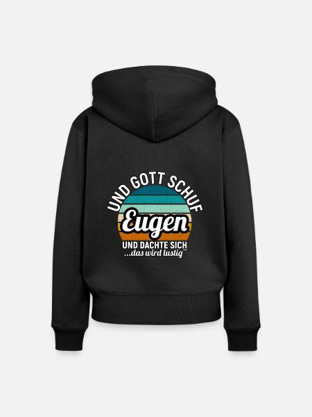 Fabian - Frauen Premium Bio Zip Hoodie - Schwarz