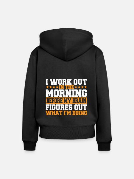 Calisthenics - Frauen Premium Bio Zip Hoodie - Schwarz