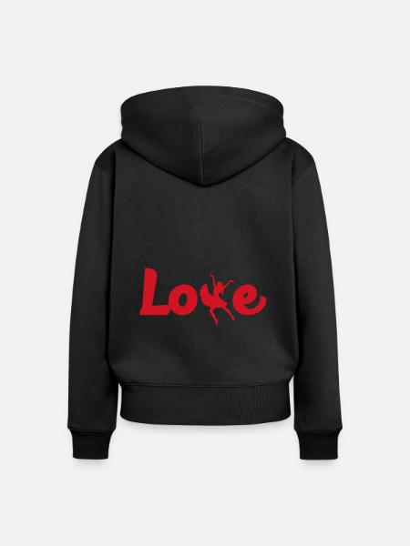 Flamenco - Frauen Premium Bio Zip Hoodie - Schwarz