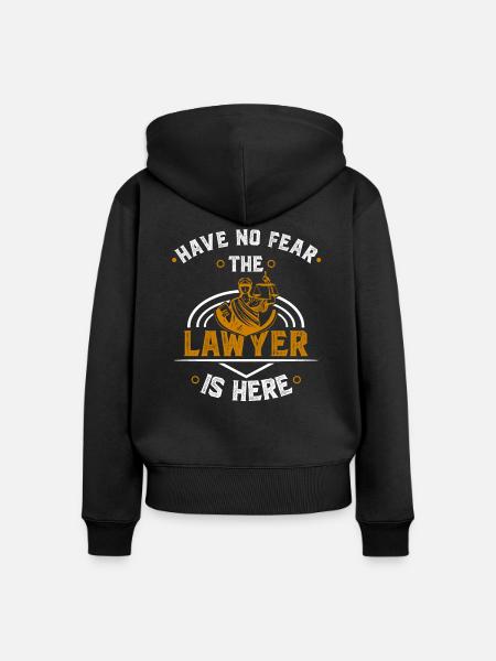 Anwalt - Frauen Premium Bio Zip Hoodie - Schwarz