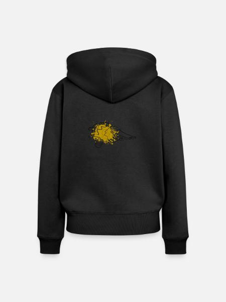 Schnabeltier - Frauen Premium Bio Zip Hoodie - Schwarz