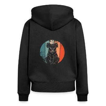 Koala bear - Women's Premium Organic Zip Hoodie - black - Back - Julia (174cm)