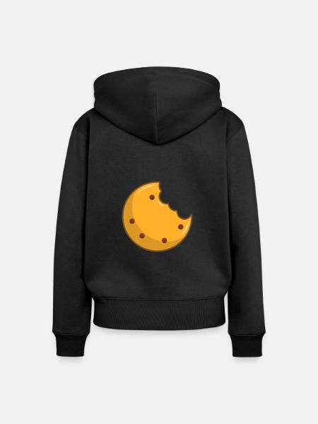 Cookie Keks - Frauen Premium Bio Zip Hoodie - Schwarz