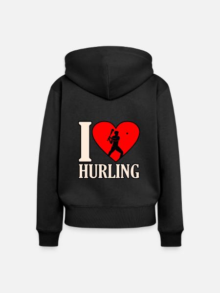 Ich Liebe Schleudern - Frauen Premium Bio Zip Hoodie - Schwarz