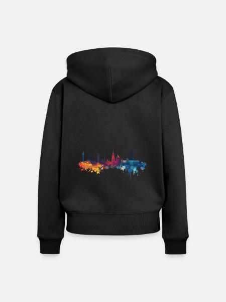 Neu Wulmstorf - Frauen Premium Bio Zip Hoodie - Schwarz