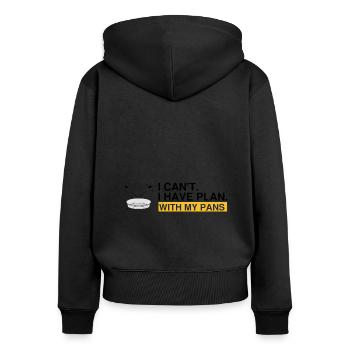 Gold Digger Gold Panning Gold Mining Designs - Women's Premium Organic Zip Hoodie - black - Back - Julia (174cm)