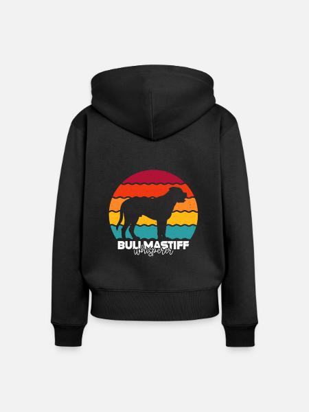 Bullmastiff - Frauen Premium Bio Zip Hoodie - Schwarz