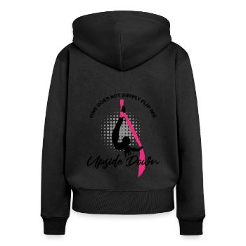 Aerial Silk Circus for Aerial Silk Performers - Women's Premium Organic Zip Hoodie - black - Back - Julia (174cm)