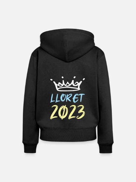 Lloret De Mar 2023 - Frauen Premium Bio Zip Hoodie - Schwarz