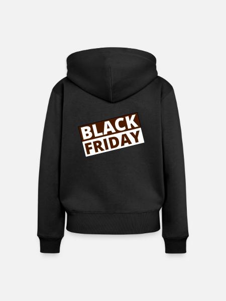 Black Friday - Frauen Premium Bio Zip Hoodie - Schwarz