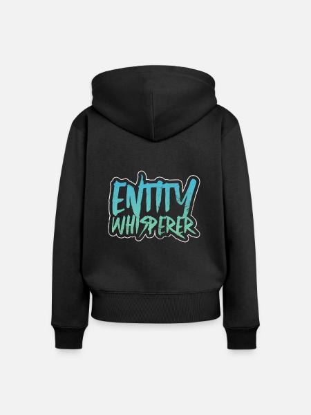 Entity whisperer Paranormal - Frauen Premium Bio Zip Hoodie - Schwarz