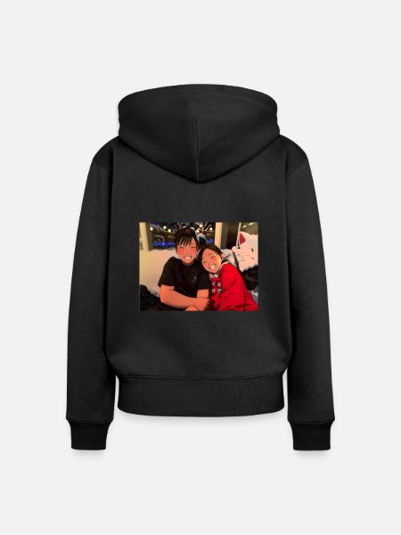 Anime Collection - Frauen Premium Bio Zip Hoodie - Schwarz