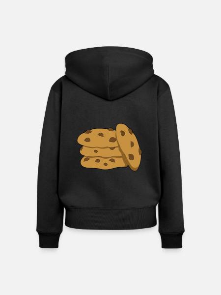 Cookie - Frauen Premium Bio Zip Hoodie - Schwarz