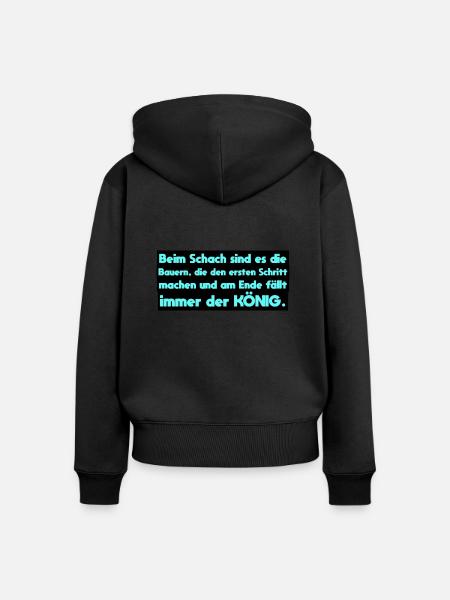 Bauer - Frauen Premium Bio Zip Hoodie - Schwarz