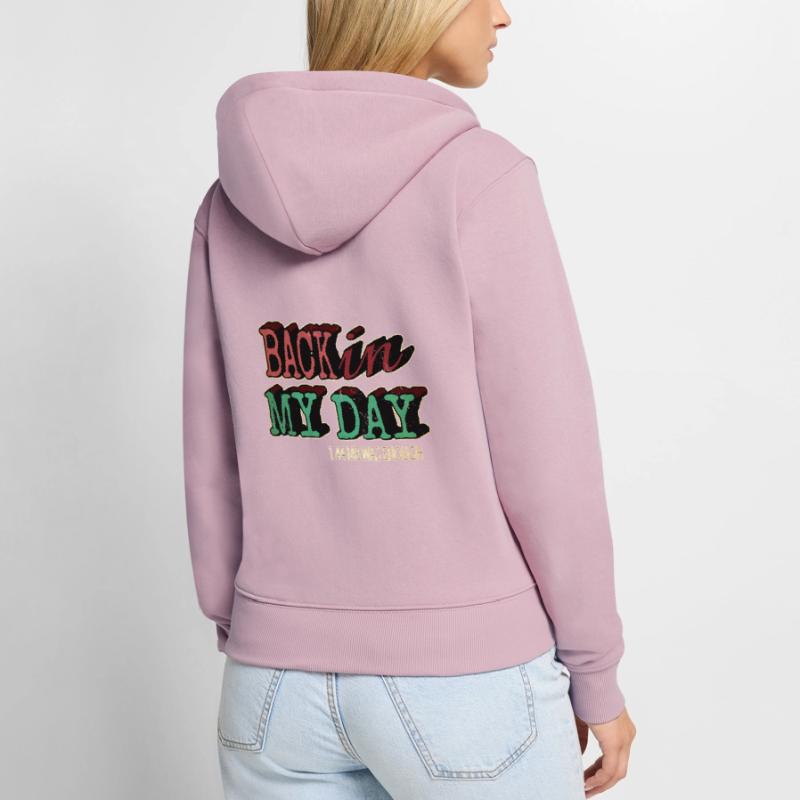 Computer Bday Fullstack Developer Programming Women's Premium Organic Zip Hoodie