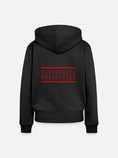 Cord - Frauen Premium Bio Zip Hoodie - Schwarz