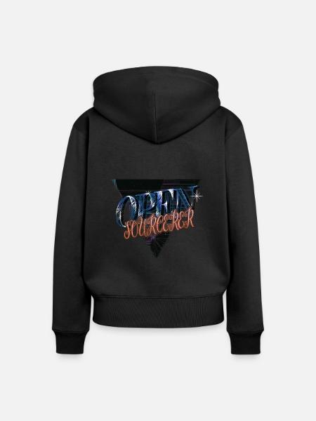jokes computers computer science birthday - Frauen Premium Bio Zip Hoodie - Schwarz