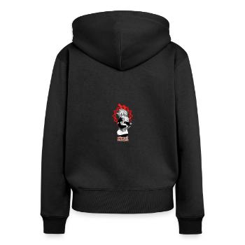 Meliodas - Seven Deadly Sins - Women's Premium Organic Zip Hoodie - black - Back - Julia (174cm)