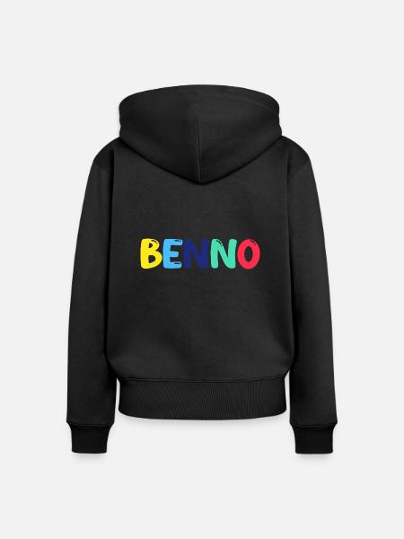 Name - Benno - Frauen Premium Bio Zip Hoodie -