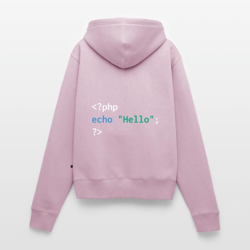 Developer php web humor funny Women's Premium Organic Zip Hoodie