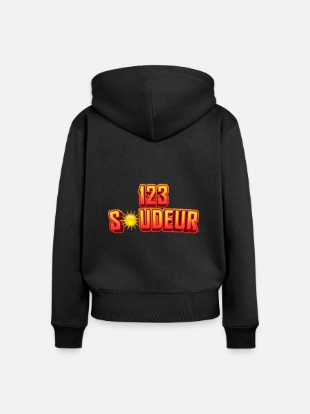 Schweißer in Aktion - Frauen Premium Bio Zip Hoodie - Schwarz