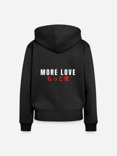 Japanisch - Frauen Premium Bio Zip Hoodie - Schwarz