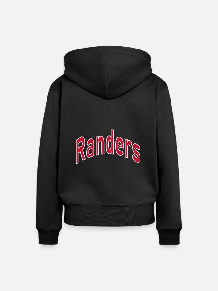 Randers - Frauen Premium Bio Zip Hoodie - Schwarz