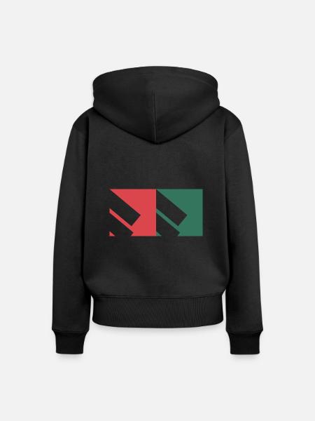 Liverpool 1992 - Frauen Premium Bio Zip Hoodie - Schwarz