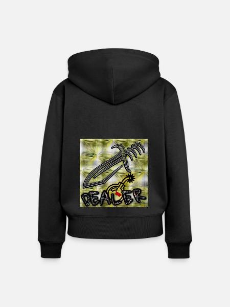 DEALER - Club WoW - Frauen Premium Bio Zip Hoodie - Schwarz