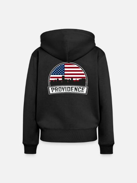 Vorsehung - Frauen Premium Bio Zip Hoodie - Schwarz