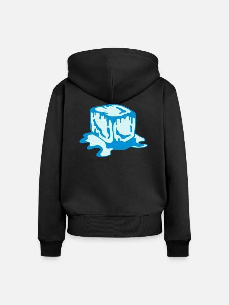 ice cube 2c - Frauen Premium Bio Zip Hoodie - Schwarz
