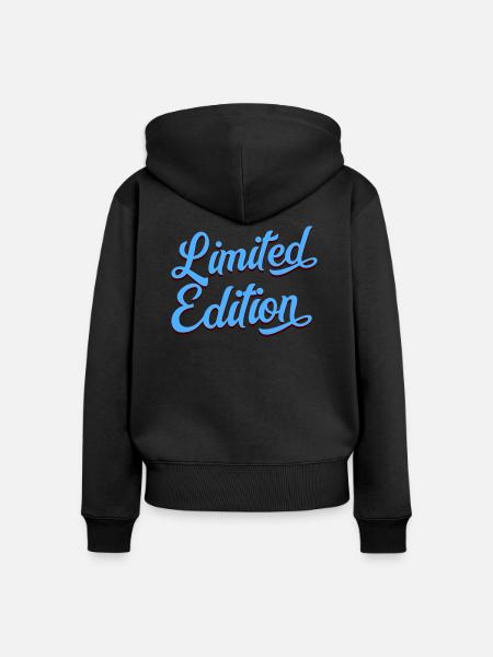 limited edition - Frauen Premium Bio Zip Hoodie - Schwarz