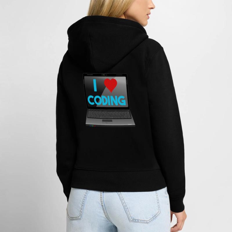 Programming, Programmer, Computer Scientist Women's Premium Organic Zip Hoodie