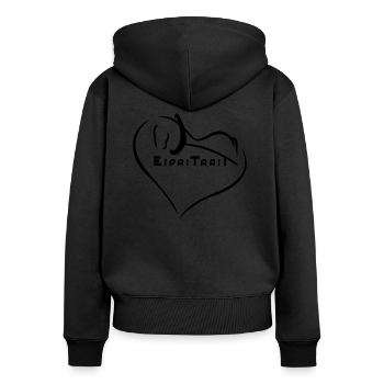 Espritrait Coeur - Women's Premium Organic Zip Hoodie