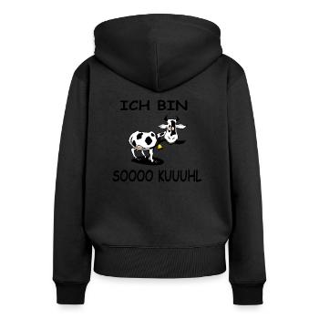 Kuhl - Frauen Premium Bio Zip Hoodie - Schwarz - Hinten - Julia (174cm)