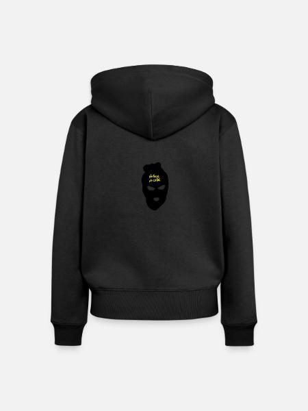 Verbrecher - Frauen Premium Bio Zip Hoodie - Schwarz