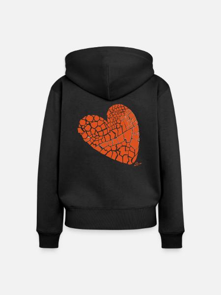 STÜCKE - Frauen Premium Bio Zip Hoodie - Schwarz