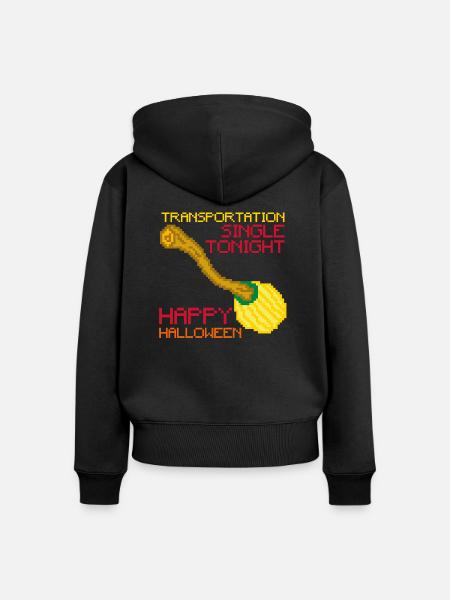 SINGLE HEUTE ABEND - Frauen Premium Bio Zip Hoodie - Schwarz