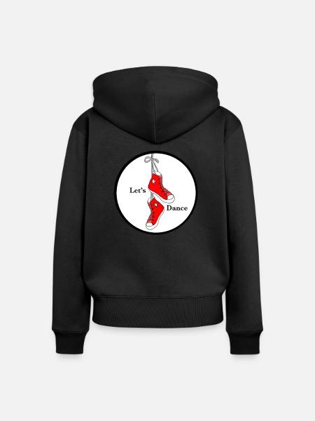 Let's Dance Band 1 - Frauen Premium Bio Zip Hoodie - Schwarz