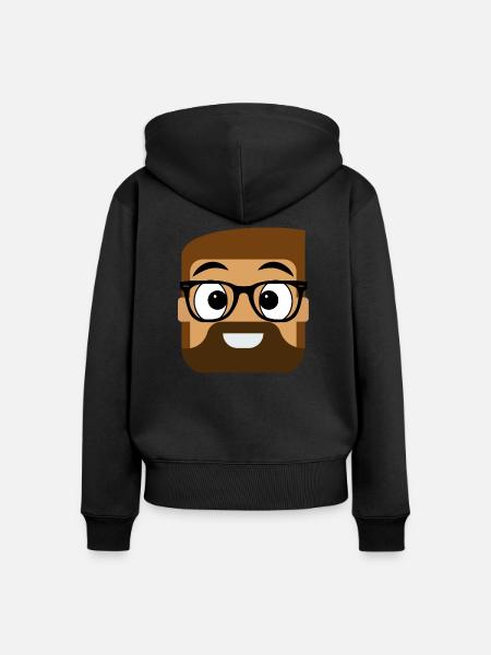 Netzchaot Logo Merchendize - Frauen Premium Bio Zip Hoodie - Schwarz