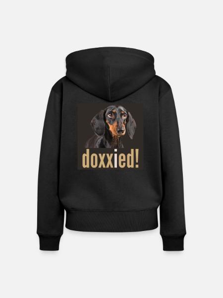 Doxxied Bild PBLBBDG - Frauen Premium Bio Zip Hoodie - Schwarz