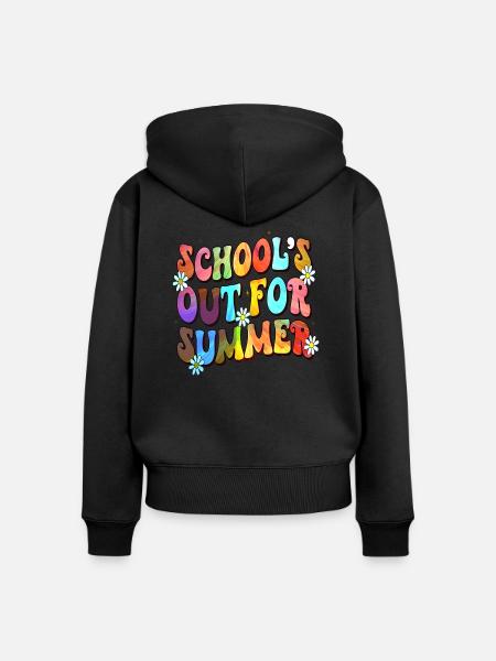 Abschlussfeier 2024 Abiturfeier - Frauen Premium Bio Zip Hoodie - Schwarz