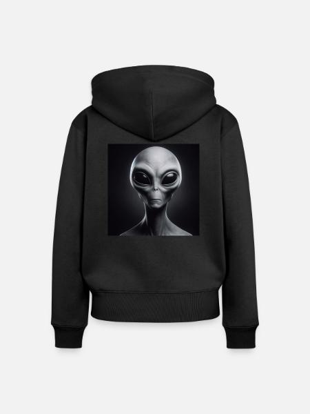 Astronomie Astrophysik - Frauen Premium Bio Zip Hoodie - Schwarz