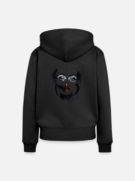 Die Krankenschwester II - Frauen Premium Bio Zip Hoodie - Schwarz