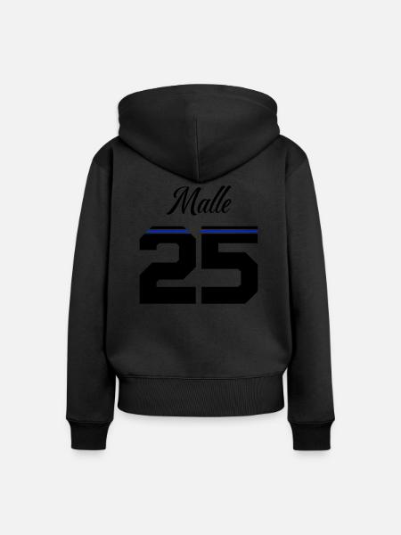 Malle 2025 Trikot - Frauen Premium Bio Zip Hoodie - Schwarz