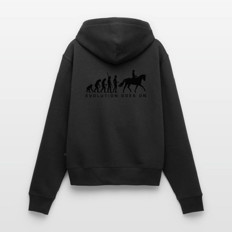 evolution_reiter_b Sweat à capuche zippé Premium bio Femme