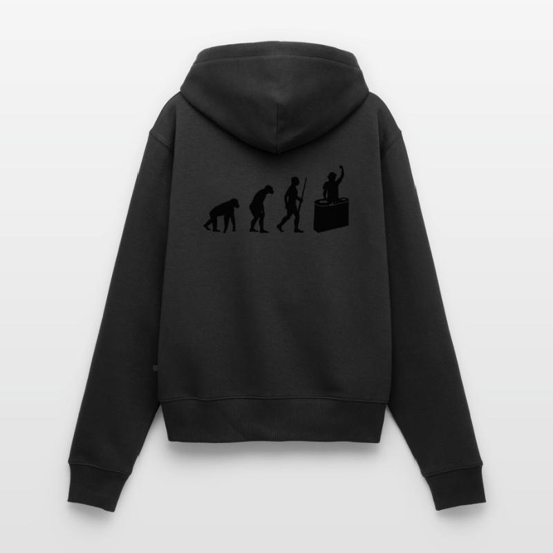 DeeJay Evolution Frauen Premium Bio Zip Hoodie