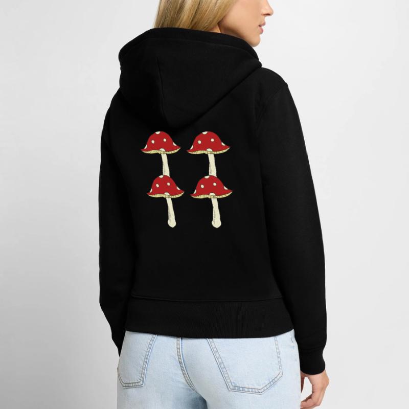 Toadstool 4pcs Women's Premium Organic Zip Hoodie