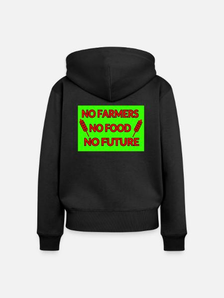 Bauer - Frauen Premium Bio Zip Hoodie - Schwarz